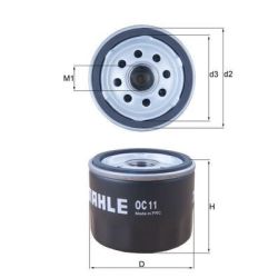 Alyvos filtras KNECHT OC 11