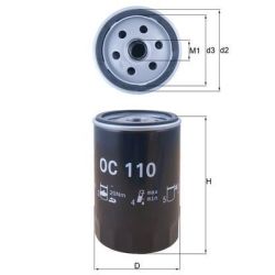 Alyvos filtras KNECHT OC 110