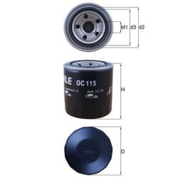 Alyvos filtras KNECHT OC 115
