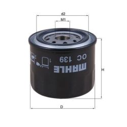 Alyvos filtras KNECHT OC 139