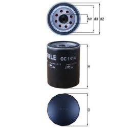 Alyvos filtras KNECHT OC 1414