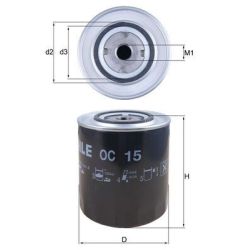 Alyvos filtras KNECHT OC 15