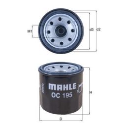 Alyvos filtras KNECHT OC 195