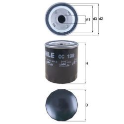 Alyvos filtras KNECHT OC 198