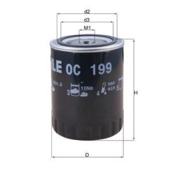 Alyvos filtras KNECHT OC 199