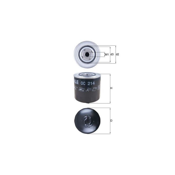 Alyvos filtras KNECHT OC 214