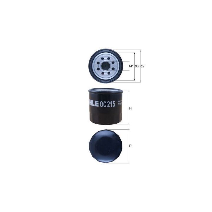 Alyvos filtras KNECHT OC 215