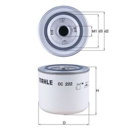 Alyvos filtras KNECHT OC 222