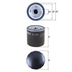 Alyvos filtras KNECHT OC 243