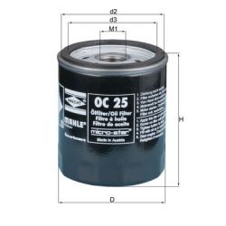 Alyvos filtras KNECHT OC 25