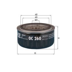 Alyvos filtras KNECHT OC 260