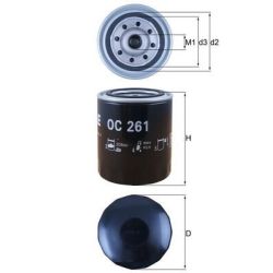 Alyvos filtras KNECHT OC 261