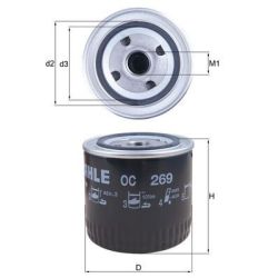 Alyvos filtras KNECHT OC 269