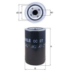 Alyvos filtras KNECHT OC 27