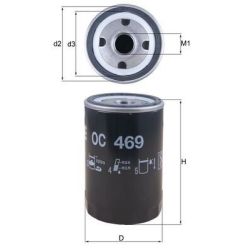 Alyvos filtras KNECHT OC 469