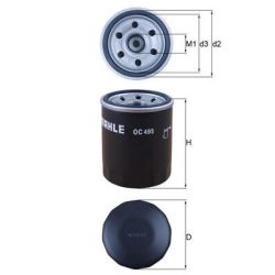 Alyvos filtras KNECHT OC 495