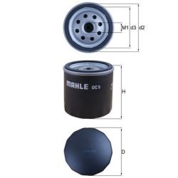 Alyvos filtras KNECHT OC 5