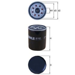 Alyvos filtras KNECHT OC 521