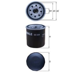 Alyvos filtras KNECHT OC 534