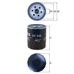 Alyvos filtras KNECHT OC 535