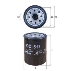 Alyvos filtras KNECHT OC 617