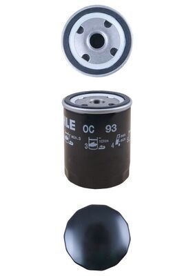Alyvos filtras KNECHT OC 93