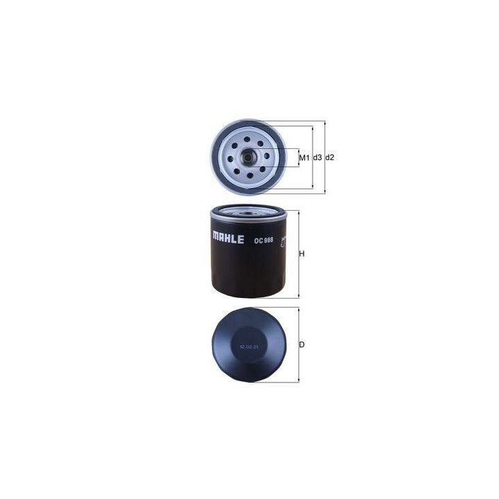 Alyvos filtras KNECHT OC 988