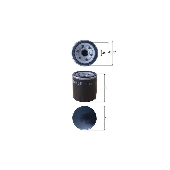 Alyvos filtras KNECHT OC 996