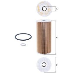 Alyvos filtras KNECHT OX 1048D