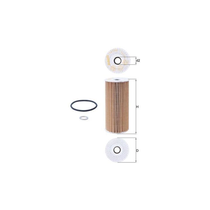 Alyvos filtras KNECHT OX 1048D