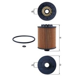 Alyvos filtras KNECHT OX 1075D