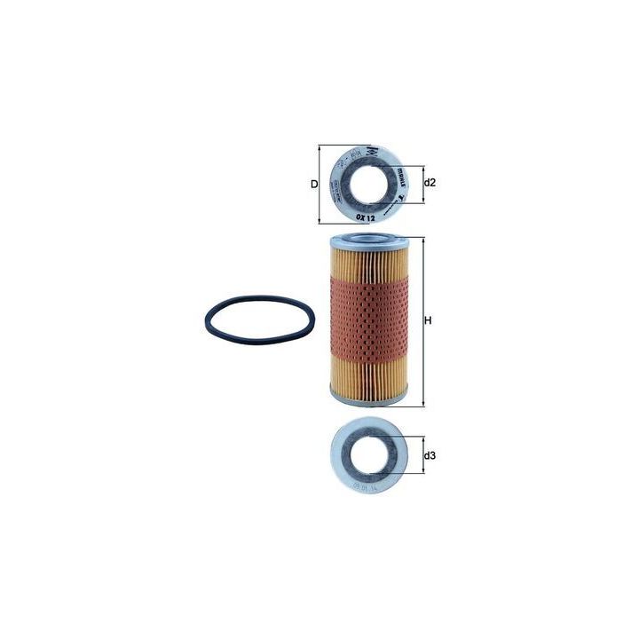 Alyvos filtras KNECHT OX 12D