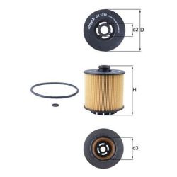 Alyvos filtras KNECHT OX 1312D