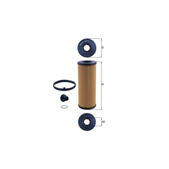 Alyvos filtras KNECHT OX 1351D