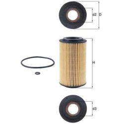 Alyvos filtras KNECHT OX 153D1