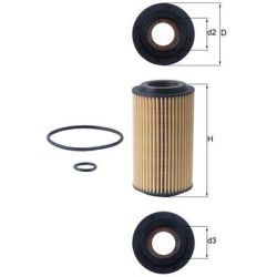 Alyvos filtras KNECHT OX 153D4