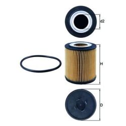 Alyvos filtras KNECHT OX 182D