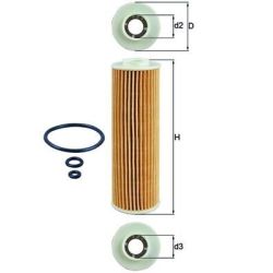 Alyvos filtras KNECHT OX 183/5D1