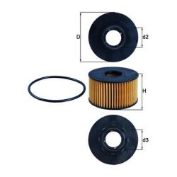 Alyvos filtras KNECHT OX 191D