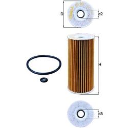 Alyvos filtras KNECHT OX 201D