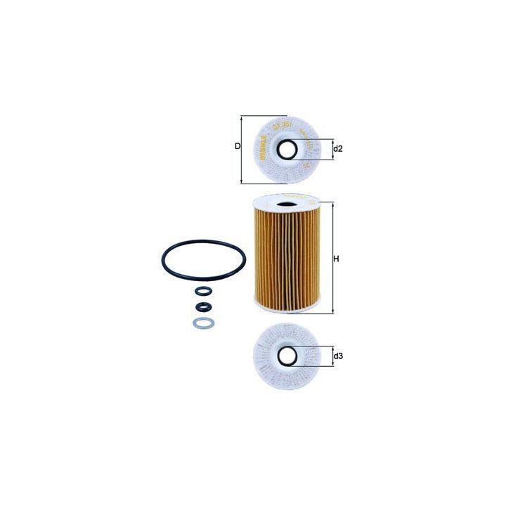 Alyvos filtras KNECHT OX 351D
