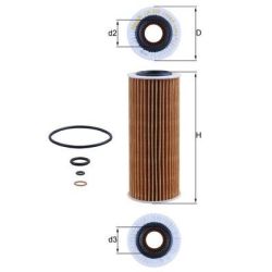 Alyvos filtras KNECHT OX 368D1