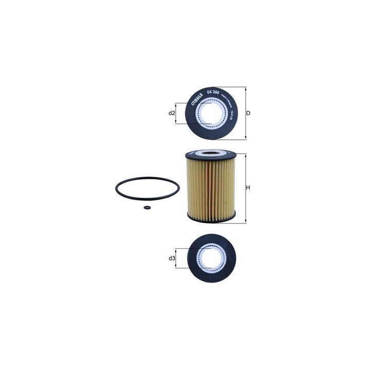 Alyvos filtras KNECHT OX 380D