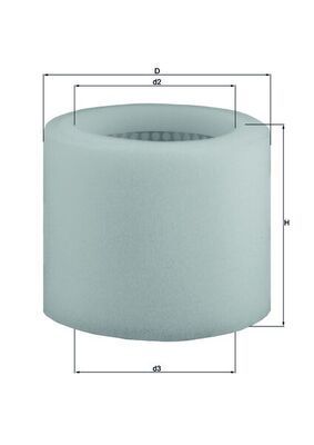 Oro filtras KNECHT LX 123