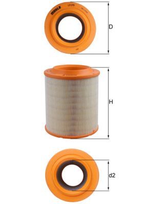 Oro filtras KNECHT LX 1275