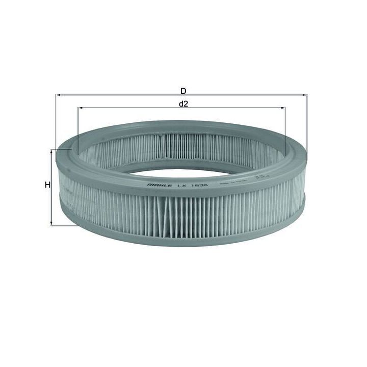 Oro filtras KNECHT LX 1638