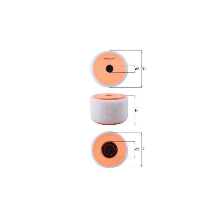 Oro filtras KNECHT LX 2607/2