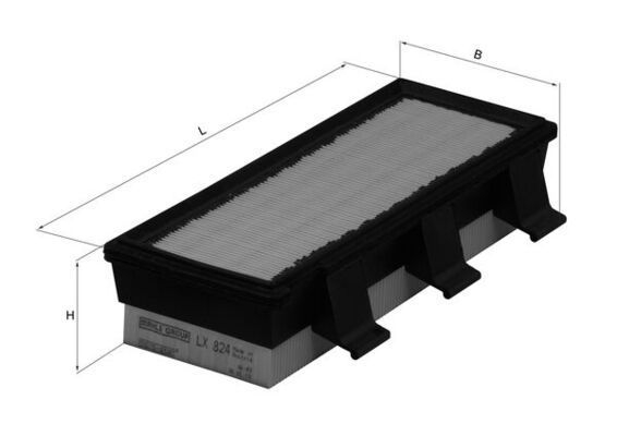 Oro filtras KNECHT LX 824