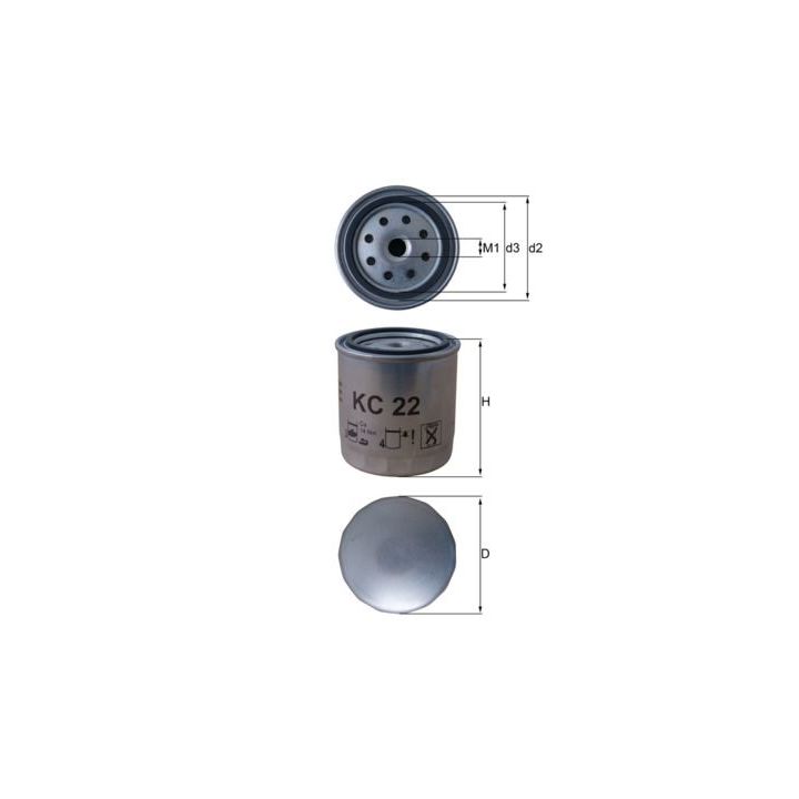 Kuro filtras KNECHT KC 22