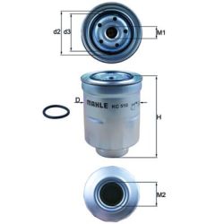 Kuro filtras KNECHT KC 510D